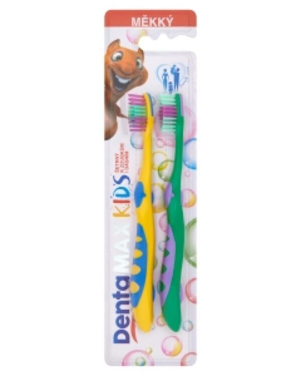 Zubní kartáček dětský Dentamax měkký 2ks Dětský zubní kartáček - měkký