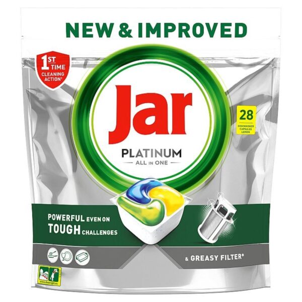 Tablety do myčky JAR Platinum 28ks Tablety do myčky Jar Platinum zajistí čistotu