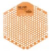 Vonné sítko do pisoáru Fre-Pro Mango/oranžové Oboustranné vonné gelové sítko do pisoáru Wave 3D je součástí řady originálních produktů FRE-PRO. Unikátní šestiúhelníkový tvar se speciálně řešenými otvory umožňuje náhled do odpadových cest