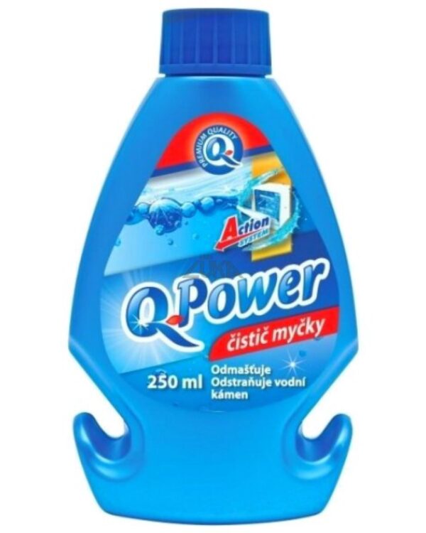 Q Power čistič myčky 250ml Čistič myčky Q Power je určen pro odstranění mastnoty a vodního kamene