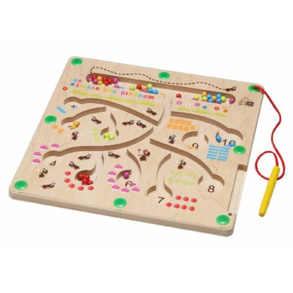 Mravenčí království s magnetickou tužkou Mravenčí království s magnetickou tužkou Pomocí magnetické tužky přesuňte kuličky na odpovídající pozici v barvě a množství