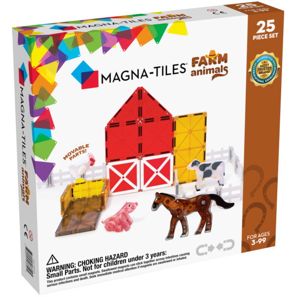 Stavebnice magnetická Magna Tiles Zvířátka farma 25ks