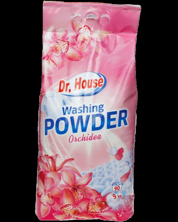 Prášek na praní Dr. House 9kg/90PD na barevné Bezfosfátový prací prostředek Dr. House pro praní všech druhů prádla s výjimkou vlny a přírodního hedvábí. Je určen pro všechny typy praček i ruční praní. Díky prášku jsou barvy jasnější. Je efektivní na skrvny a jemný na prádlo.