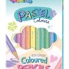 Pastelky Colorino kulaté 10 barev pastel Kvalitní klasické pastelky pro extra měkké kreslení pastelovými barvami.