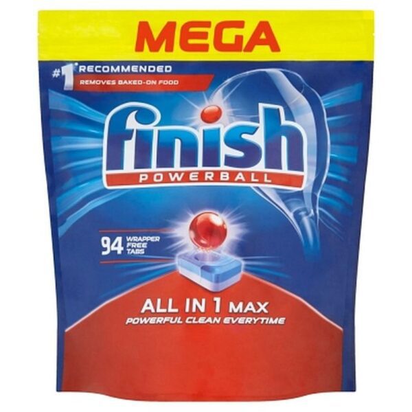Tablety do myčky FINISH Calgonit 94ks Tablety do myčky Finish PowerBall All in 1 Max Regular si poradí se vším