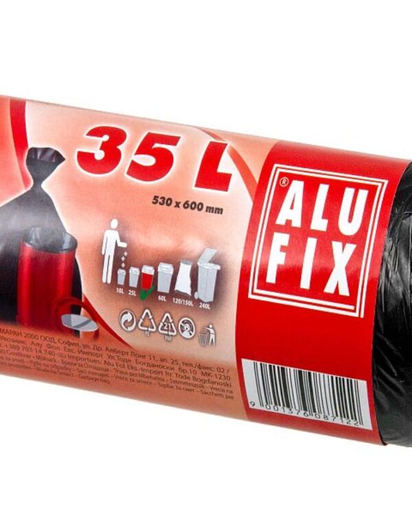 Sáček do koše 35l/53x60/30ks ALUFIX silné STRONG premium Sáček do koše ALUFIX Strong Premium z HDPE