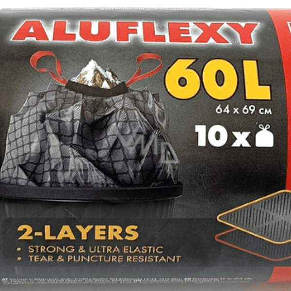 Sáček do koše 60l/64x69/10ks ALUFIX FLEXY 2-vrstvé
