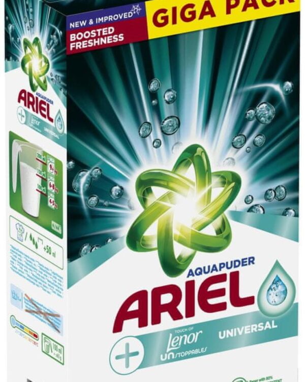 Prášek na praní Ariel 100PD/ na bílé Ariel prací prášek Color odstraňuje odolné skvrny tím