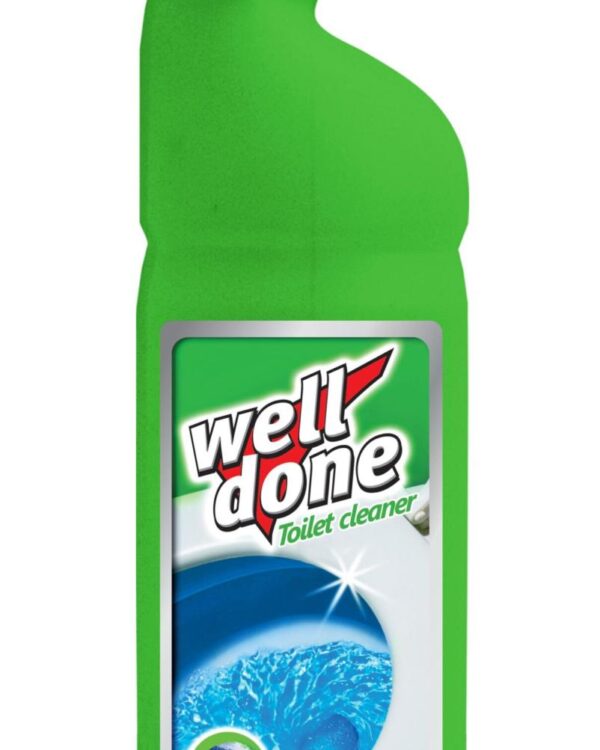 WELL DONE WC čistič 1l Fresh Power Vynikající koncentrovaný čistič se svěží vůní účinně odstraňuje vodní kámen