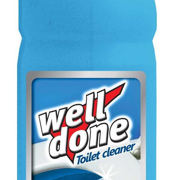 WELL DONE WC čistič 1l Oceán Vynikající koncentrovaný čistič se svěží vůní účinně odstraňuje vodní kámen