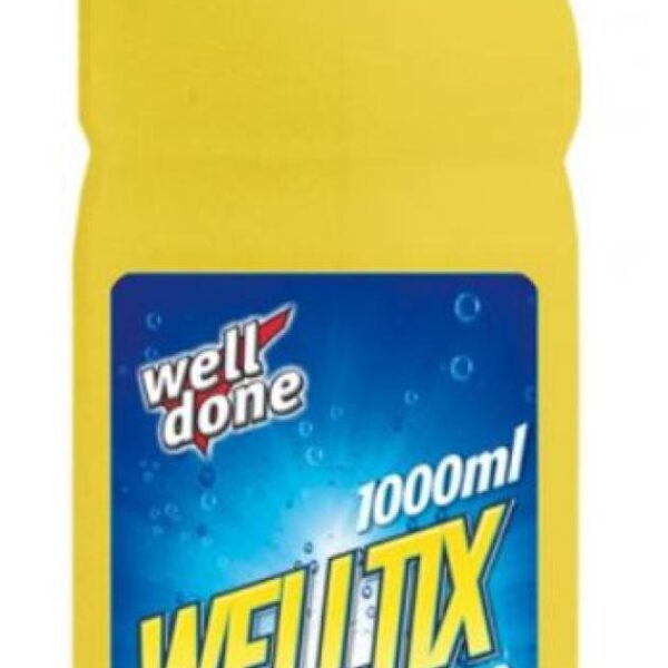 WELL DONE Welltix dezinfekční prostředek WC 1L Citron Dezinfekční prostředek se svěží vůní účinně odstraňuje nečistoty