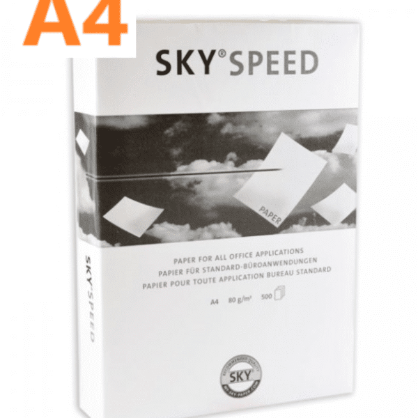 SKY SPEED A4/80gr xerografický papír/500listů Papír určený pro běžné kopírování (i oboustranné)