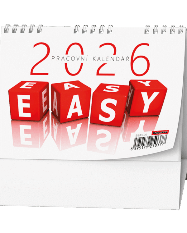 Kalendář stolní pracovní EASY BSA5 České týdenní  jmenné kalendárium 