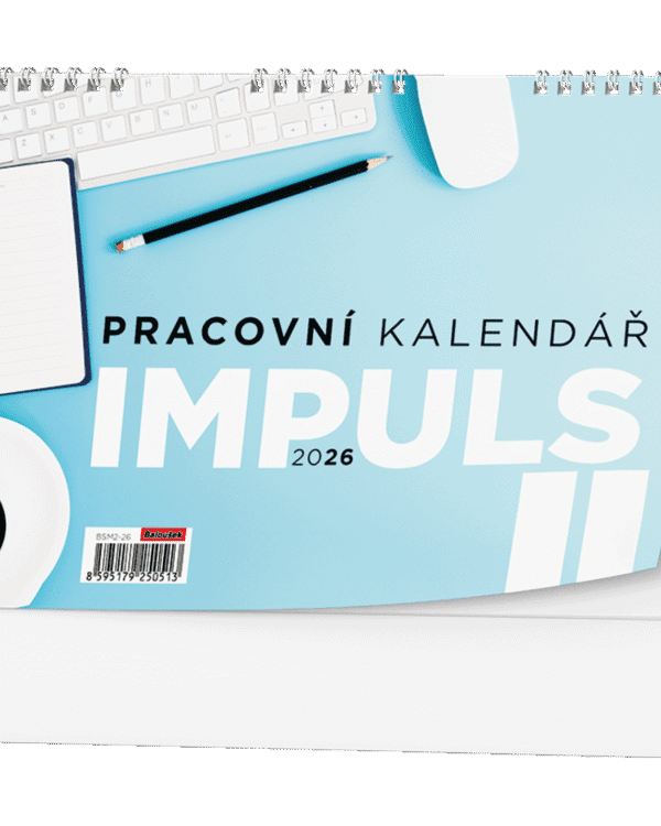 Kalendář stolní pracovní Impuls II. BSM2 České týdenní  jmenné kalendárium 