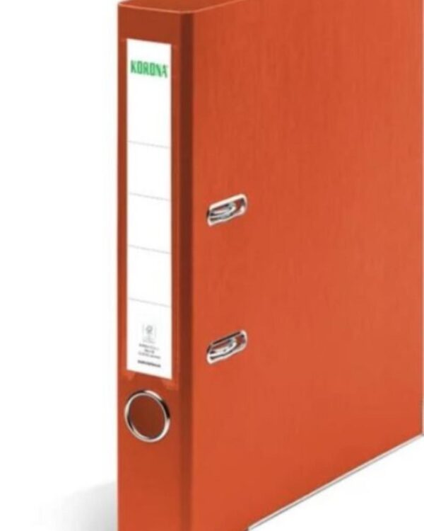 Pořadač pákový A4/5cm polypropylen oranžový Pořadač  A4 Pákový 5 cm