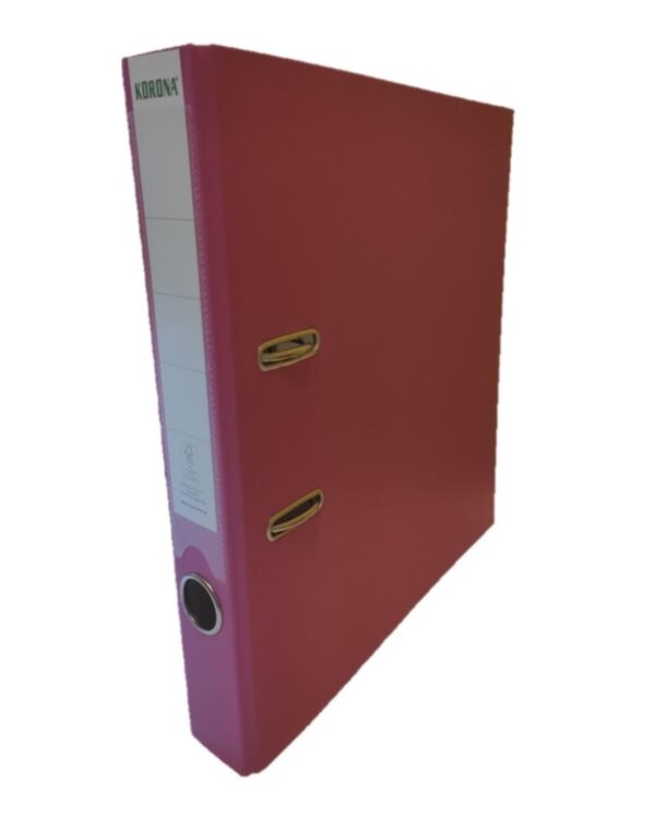 Pořadač pákový A4/5cm polypropylen růžový Pořadač  A4 Pákový 5 cm