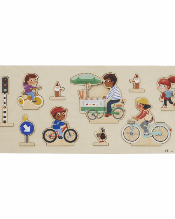 Vyprávěj svůj příběh - Doprava Dřevěné puzzle s tématikou dopravy je skvělým prostředkem