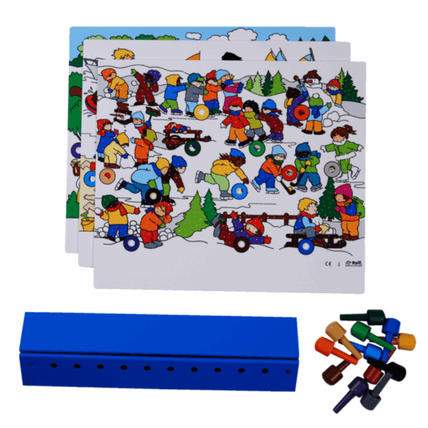 Komunikační hra Dialo Zábava Komunikační hra Dialo Zábava Komunikační hra Dialo Zábava obsahuje 3 krásné tématické nástěnky a je vhodná pro 2–4 hráče. Děti si procvičují slovní zásobu a ústní komunikaci. Jedno dítě popisuje místo na obrázku