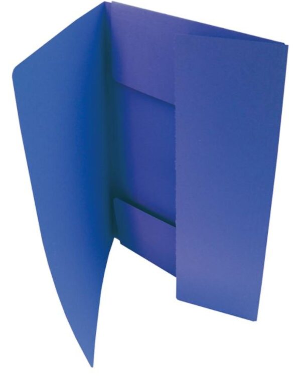 Odkládací mapa 253 HIT modrá Odkládací mapa  A4 se třemi klopami. Mapa je v modré barvě a je určena k archivaci či třídění dokumentů. Klopy ze strany zabráňují tomu