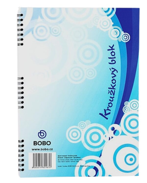 Blok kroužkový College BOBO A4 čistý