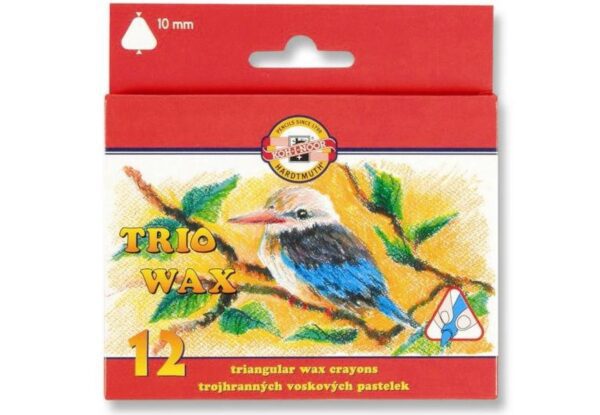 Pastelky voskové 8272 silné trojhranné Koh-i-noor 12ks Pastelky voskové 8272 silné trojhranné Koh-i-noor 12ks TROJHRANNÉ TĚLO-SILNÉ