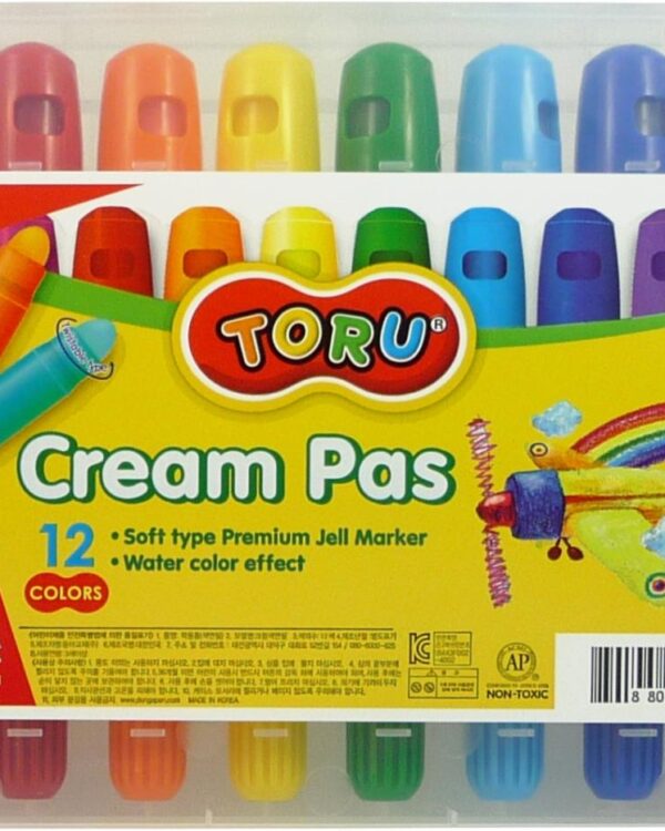 Temperové barvy suché TWIST Toru 12 barev Velmi jednoduchý