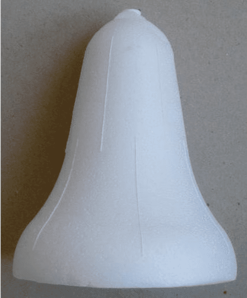 Polystyrenový zvonek 9x9 Polystyrenový zvonek 9x9