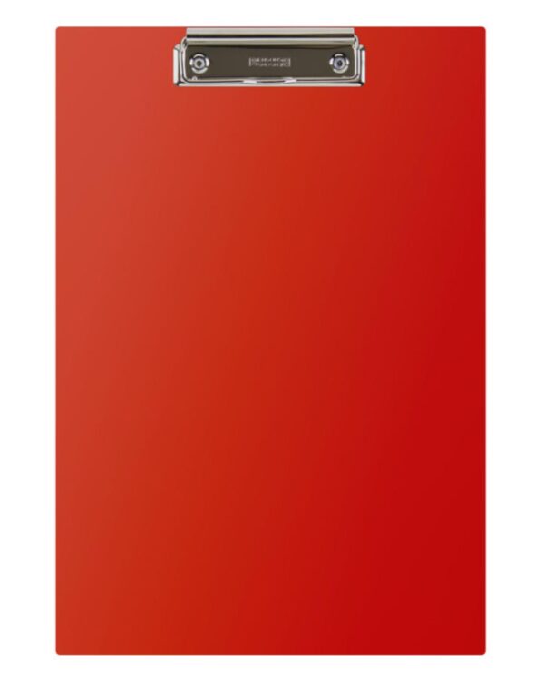 Podložka klip A4 červená Kartonová laminovaná podložka ze silné lepenky 2