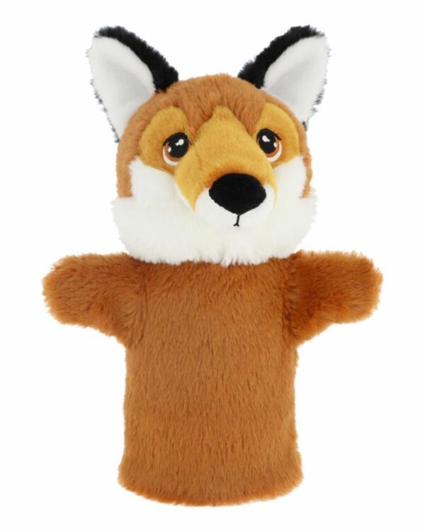 Plyšový maňásek na ruku 27cm - liška Roztomilý plyšový maňásek na ruku s motivem zvířátka od renomované značky Keel Toys z ekologické kolekce Keeleco. Hra s maňáskem u dětí podporuje motorické dovednosti