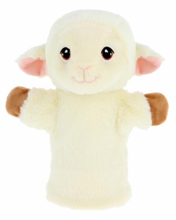 Plyšový maňásek na ruku 27cm - ovečka Roztomilý plyšový maňásek na ruku s motivem zvířátka od renomované značky Keel Toys z ekologické kolekce Keeleco. Hra s maňáskem u dětí podporuje motorické dovednosti