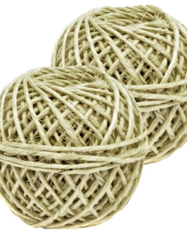 Motouz Sisal 250gr Sisalový motouz určený k výrobě přírodních lan či jako výplň ocelových lan