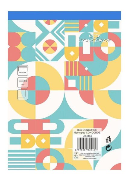 Blok lepený Concorde A5 čistý Blok lepený Concorde A5 čistý