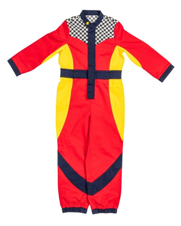 Profesní kostým pro nejmenší vel. 104 – závodník Zboží II. jakosti: Produkt byl využit jako předváděcí kus