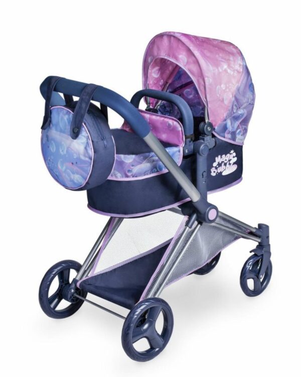 Kočárek pro panenky 3v1 s taškou Magic Bubble - 73 cm