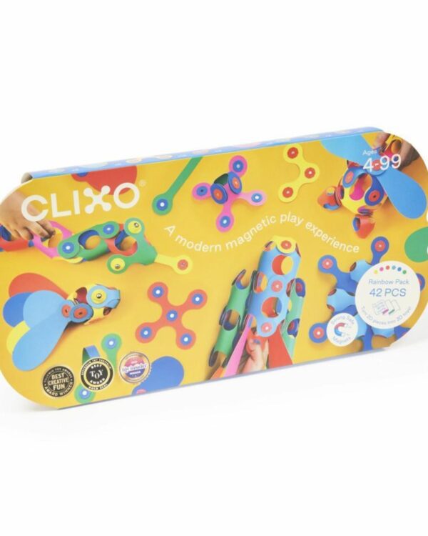 Magnetická stavebnice CLIXO  Rainbow 42ks Objevte svět nekonečné kreativity s CLIXO Rainbow