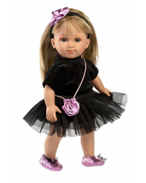 Panenka ELENA 35cm holka v černých šatech Tato detailně propracovaná realistická panenka není jen obyčejnou hračkou. Je to umělecké dílo