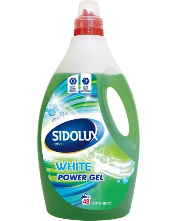 Sidolux Power Gel na praní bílého prádla 1
