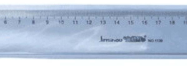 Pravítko 30 cm Transparentní pravítko z odolného materiálu