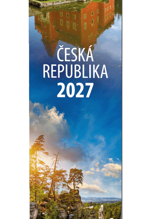 Kalendář nástěnný kravata Česká republika BNB3 České jmenné měsíční kalendárium 