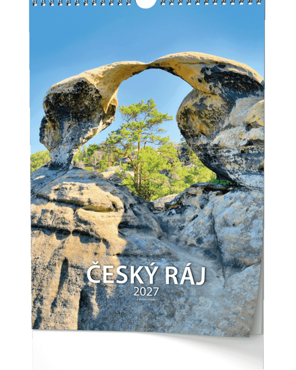 Kalendář nástěnný A3 Český ráj BNK3 České měsíční kalendárium
