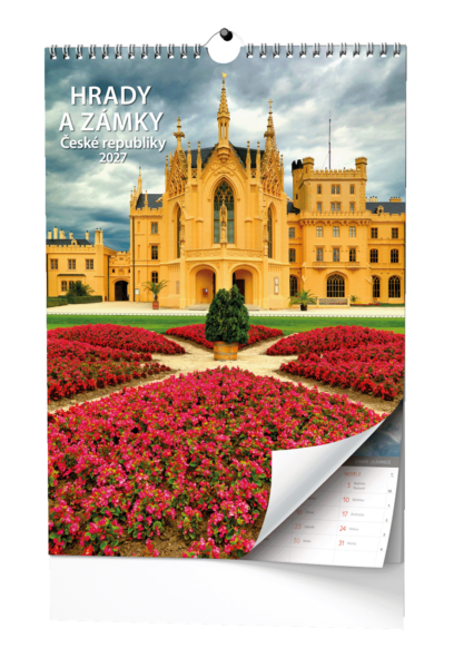 Kalendář nástěnný A3 Hrady a zámky České republiky BNS1 Kalendář nástěnný A3 Hrady a zámky České republiky BNS1 České měsíční jmenné kalendárium