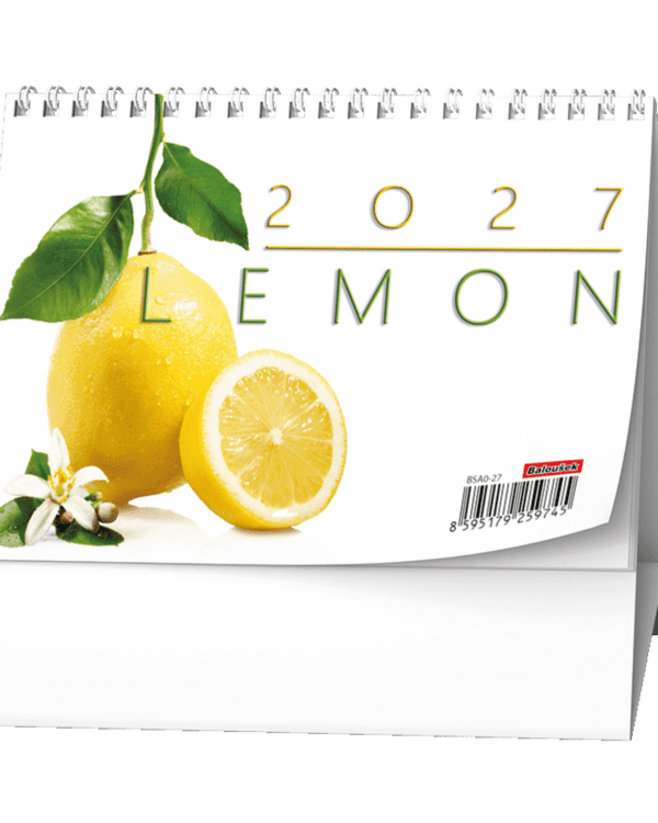 Kalendář stolní pracovní čtrnáctidenní Lemon BSA0 České čtrnáctidenní  jmenné kalendárium 