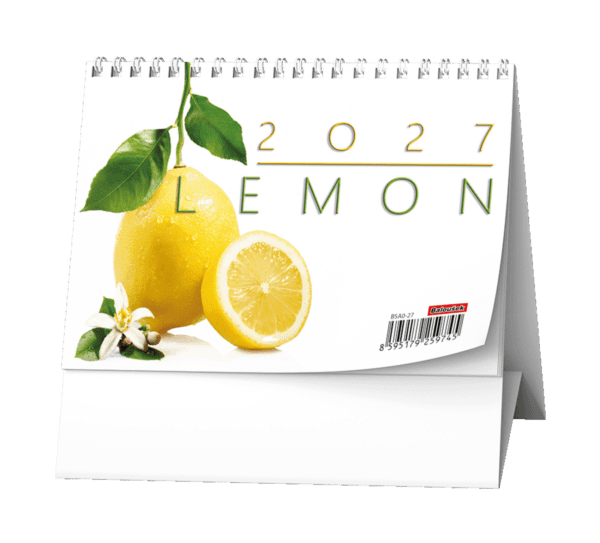 Kalendář stolní pracovní čtrnáctidenní Lemon BSA0 Kalendář stolní pracovní čtrnáctidenní Lemon BSA0 České čtrnáctidenní jmenné kalendárium