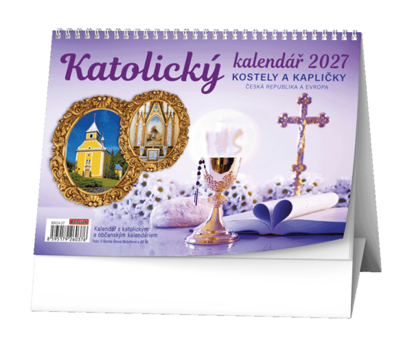Kalendář stolní žánrový týdenní Katolický BSC4 Kalendář stolní žánrový týdenní Katolický BSC4 České týdenní jmenné kalendárium - katolické a občanské.