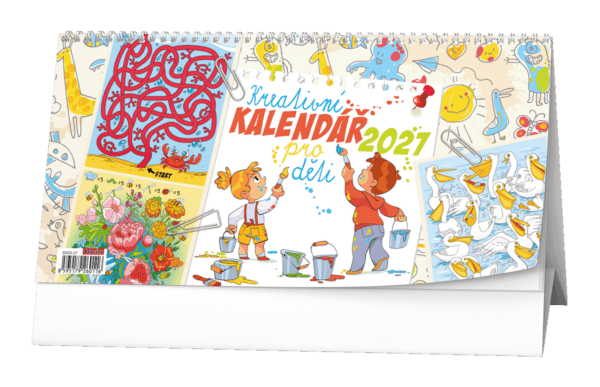 Kalendář stolní žánrový čtrnáctidenní Kreativní kalendář pro děti BSE6 Kalendář stolní žánrový čtrnáctidenní Kreativní kalendář pro děti BSE6 České čtrnáctidenní jmenné kalendárium