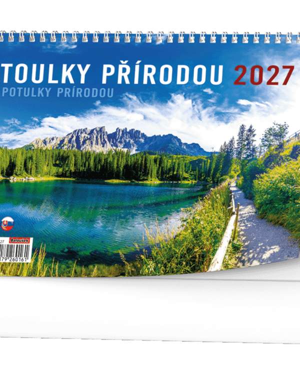 Kalendář stolní žánrový týdenní Toulky přírodou BSH7 České týdenní  jmenné kalendárium 