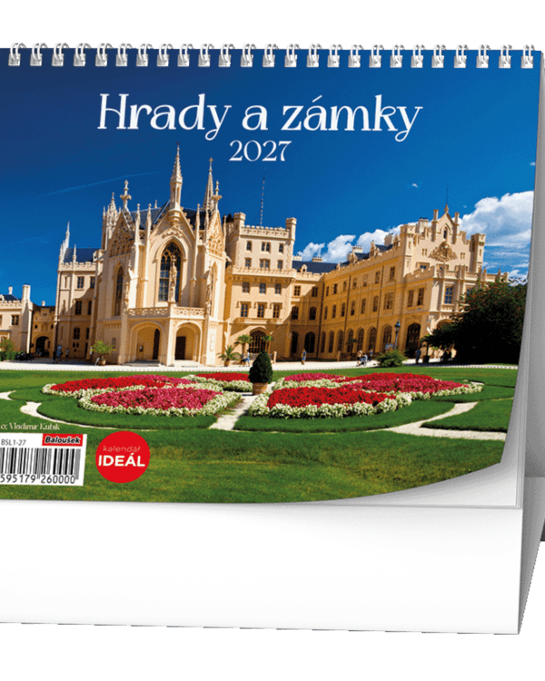 Kalendář stolní Ideál týdenní Hrady