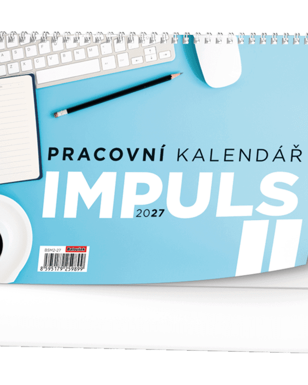 Kalendář stolní pracovní Impuls II. BSM2 České týdenní  jmenné kalendárium 