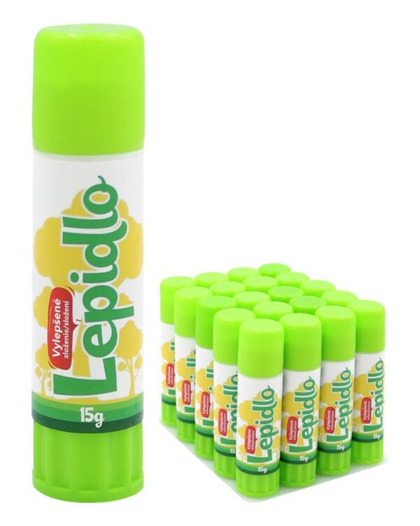 Lepidlo Junior tuhé tyčinka 15gr Tuhé lepidlo univerzální ideální pro školáky