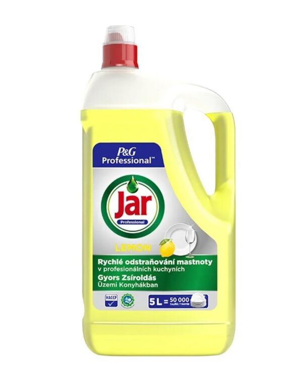 Jar Expert citron Super 5l Jar Professional Lemon tekutý prostředek na ruční mytí a odmáčení nádobí